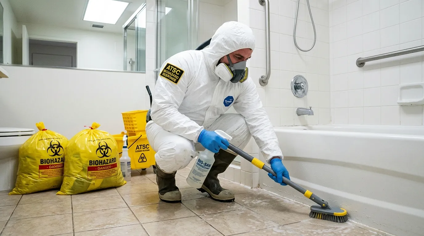 Decontamination equipment deployed for Blood Cleanup in Tarboro